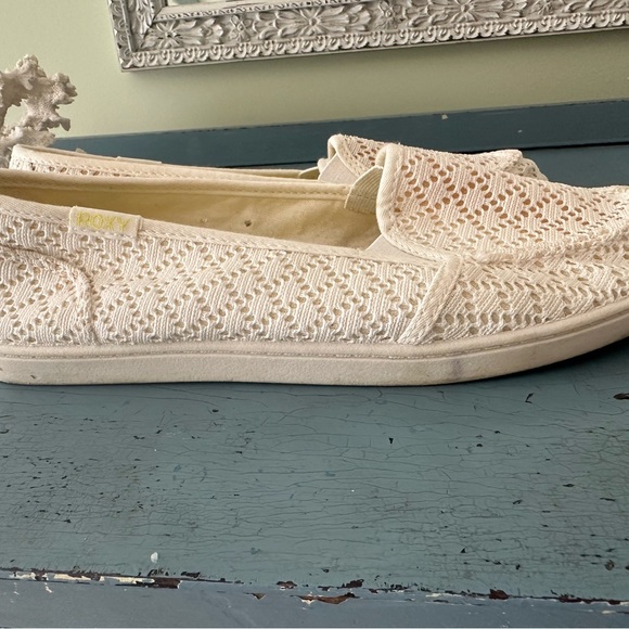Roxy Lace Slip on Sneaker 8.5 - Picture 4 of 6